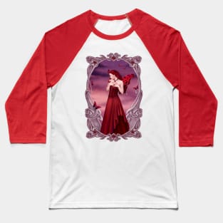 Garnet Birthstone Fairy Baseball T-Shirt